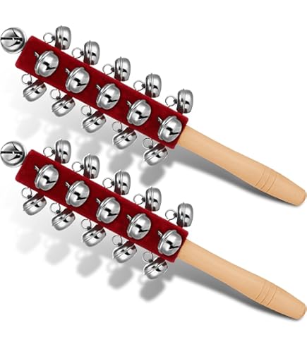 Amazon.com: Ludwig LE97 Handheld Sleigh Bells : Musical Instruments