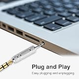 BEHAHAI 6.35mm to 3.5mm Headphone Adapter 4 Pack Gold/Silver Plated view 7