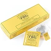 TWG Tea | Crème Caramel Tea | Rooibos Tea | Caramel & Theine-Free | 15 Hand Sewn Cotton Teabags | Gift Set