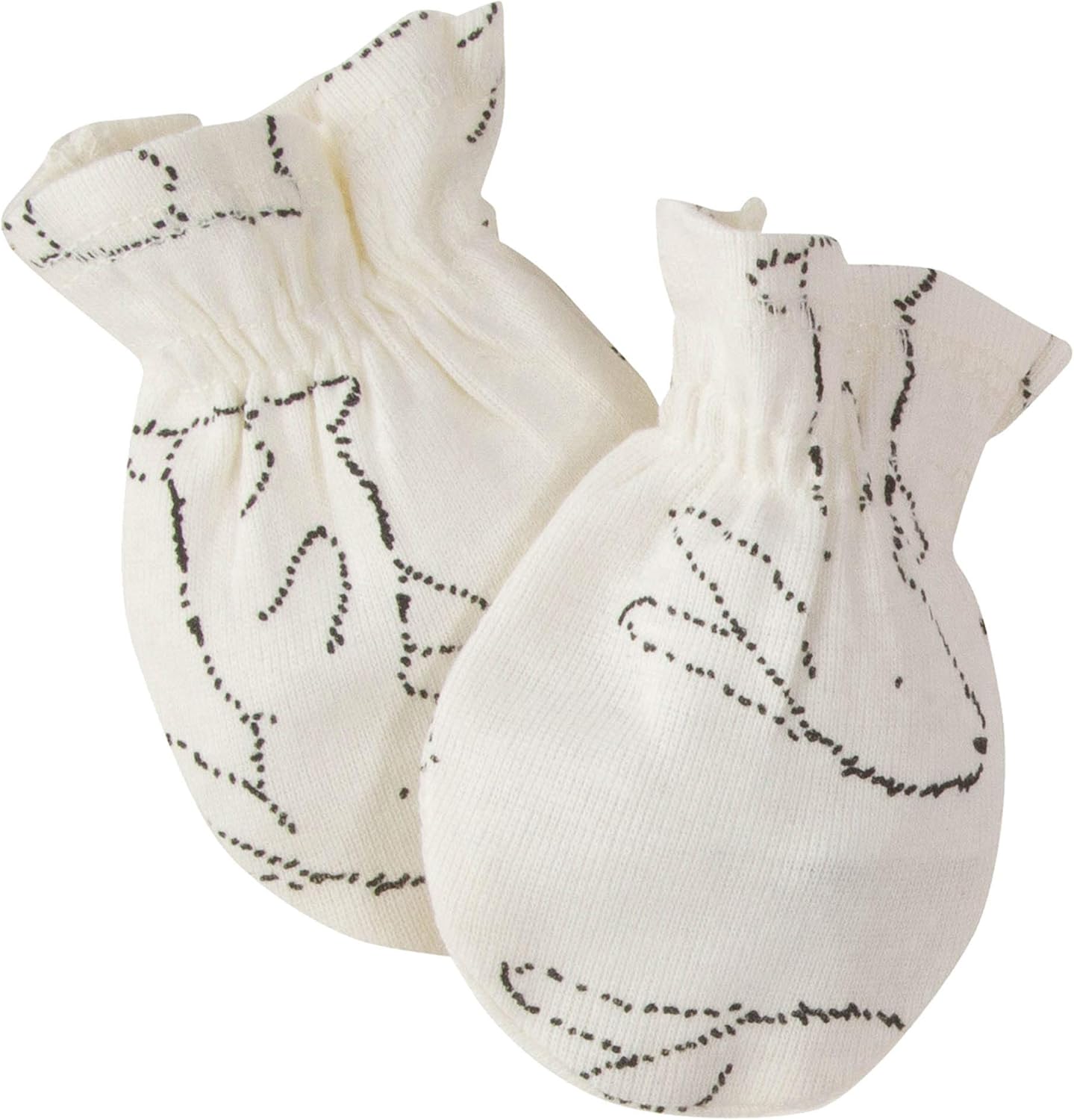 Gerber Baby Girls' 4-Pair Mittens, Bunny Love, 0-3 Months: Clothing