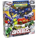Hello CARBOT Season 5 MAHAPEACE Transforming Robot 2 Cars Combination (Single Product)