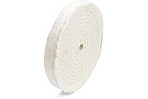 ENKAY - 8" Extra Thick Spiral Sewn Buffing Wheel (80 Ply)