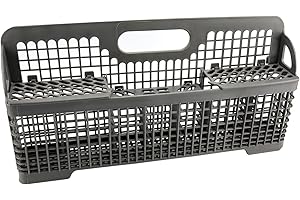 𝟐𝟎𝟐𝟓 𝐔𝐩𝐠𝐫𝐚𝐝𝐞𝐝 8531233 WP8562043 Dishwasher Silverware Basket(19"x3.4"x9") by puxyblue - Compatible with WhirlPool KitchenAid GE KenMore Dishwasher Utensil Rack Basket - 3 YEARS EXCHANGE