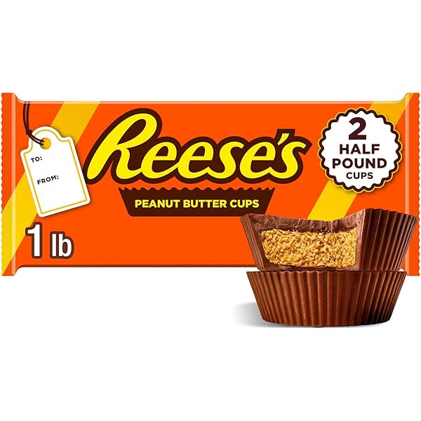 REESE'S Big Cup With Pieces Candy - 16 King Size Packs Of Milk Chocolate Peanut Butter Cups