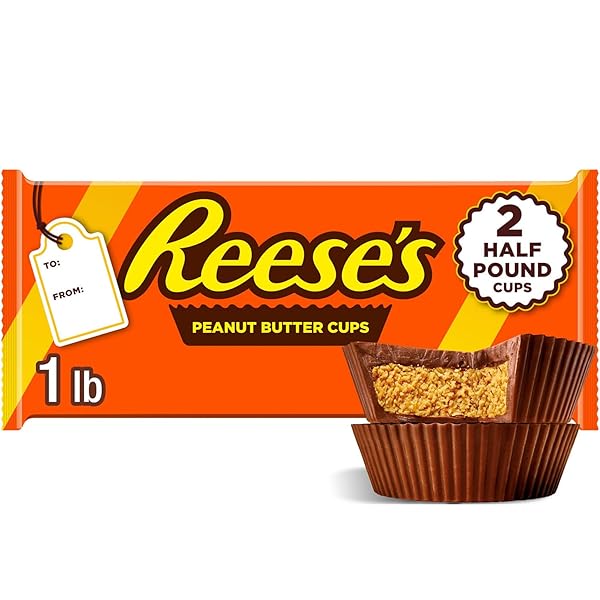 REESE’S MILK CHOCOLATE PEANUT BUTTER CUP BAR, 16 OZ., 1 LB