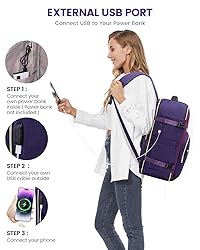 LOVEVOOK Travel Backpack for Women,40L Carry On