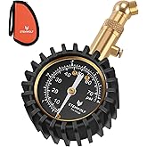 ETENWOLF Tire Pressure Gauge for Cars 0-75 PSI with Large Glow Dial | Air Pressure Gauge Calibrated to ANSI B40.1 Grade A (&plusmn;1%), Tire Gauge for Tire Pressure Car Accessories