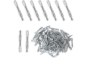 40Pack Tie Wire Eye Bolt Expansion Eye Bolt Wedge Anchor Galvanized Carbon Steel Heavy Duty Fastener Wedge Concrete Anchor fo