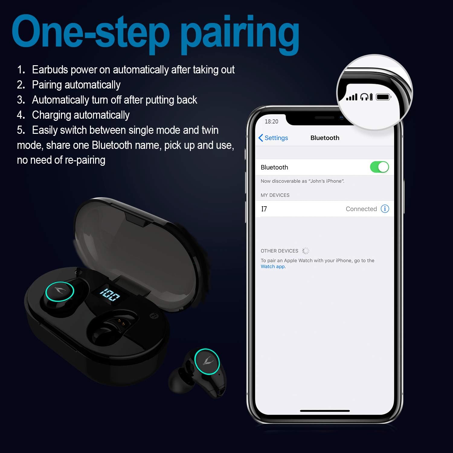 écouteur bluetooth switch