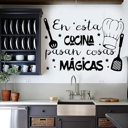 Docliick Frase Vinilo Para Cocina O Restaurante En Esta Cocina