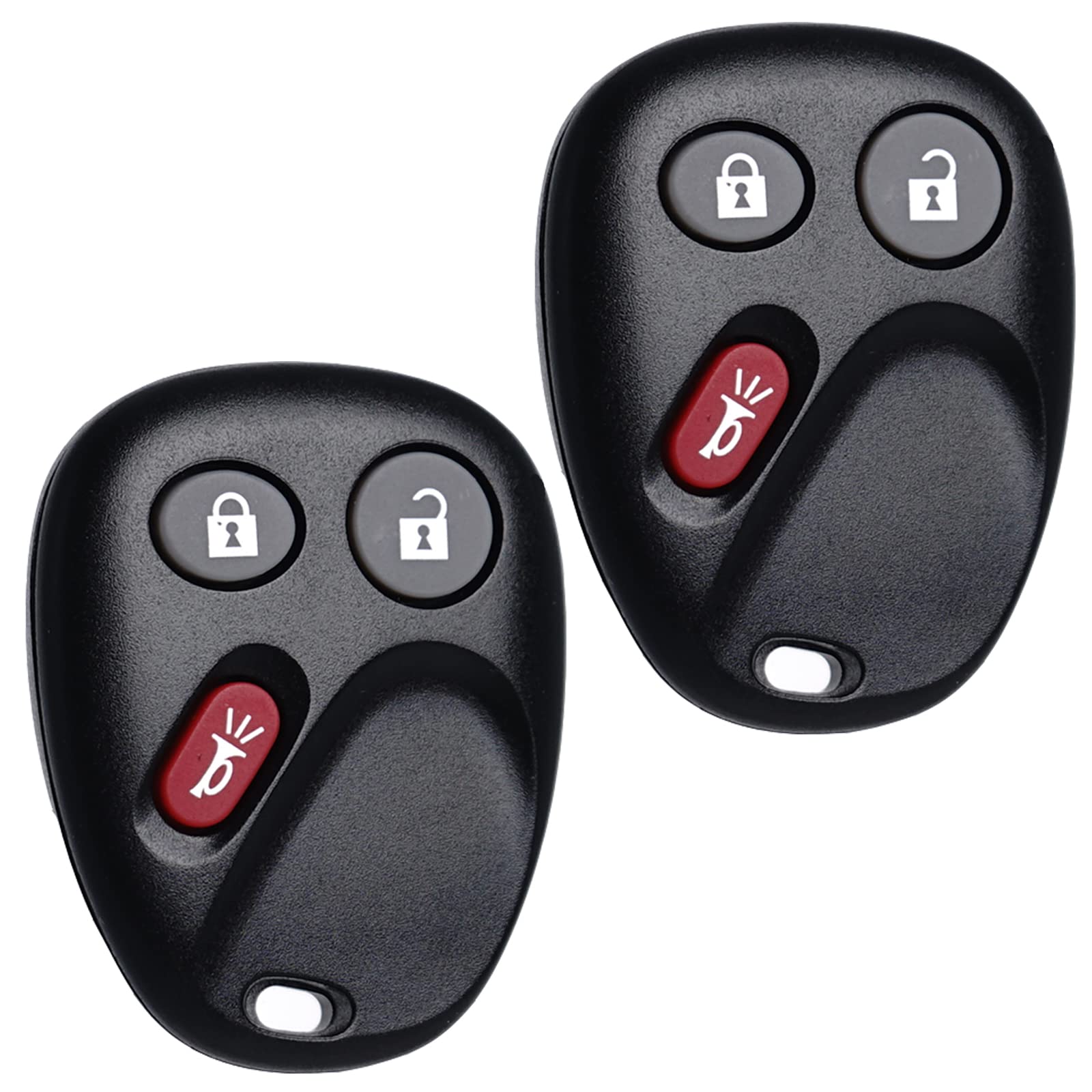Set 2 Portachiavi Keyless Entry LHJ011 Per Chevy, GMC, Hummer, Pontiac E Saturn (2003-2007)