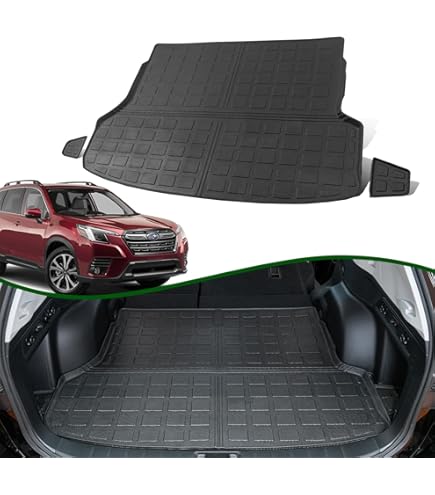 Car Pet Seat Cover WYLH Cargo Liner For Dog For Subaru Forester 2019-2025, Nonslip Waterproof Pet Boot Liner With Bumper Flap Protector Durable Washable Cargo Cover Mat Travel Cargo Liner For Dogs
