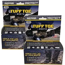 2-Pack Black Tuff Toe Boot Protector 