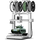 Anycubic Kobra X Multicolor 3D Printer, Easy One-Click Printing | 2X Faster, 600mm/s High Speed 3D Printers for Beginners &amp; Kids, 4-Color Built-in, 260x260x260m&sup3;, Easy to Use FDM 3D Printer