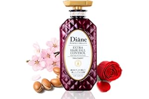Moist Diane Extra Hair Fall Control Conditioner & Treatment with Pump, Japanese Soothing Haircare for Damaged Hair, Advanced Protein Keratin Scalp Revitalizing Solution from Japan, 15.2Fl Oz/450 mL