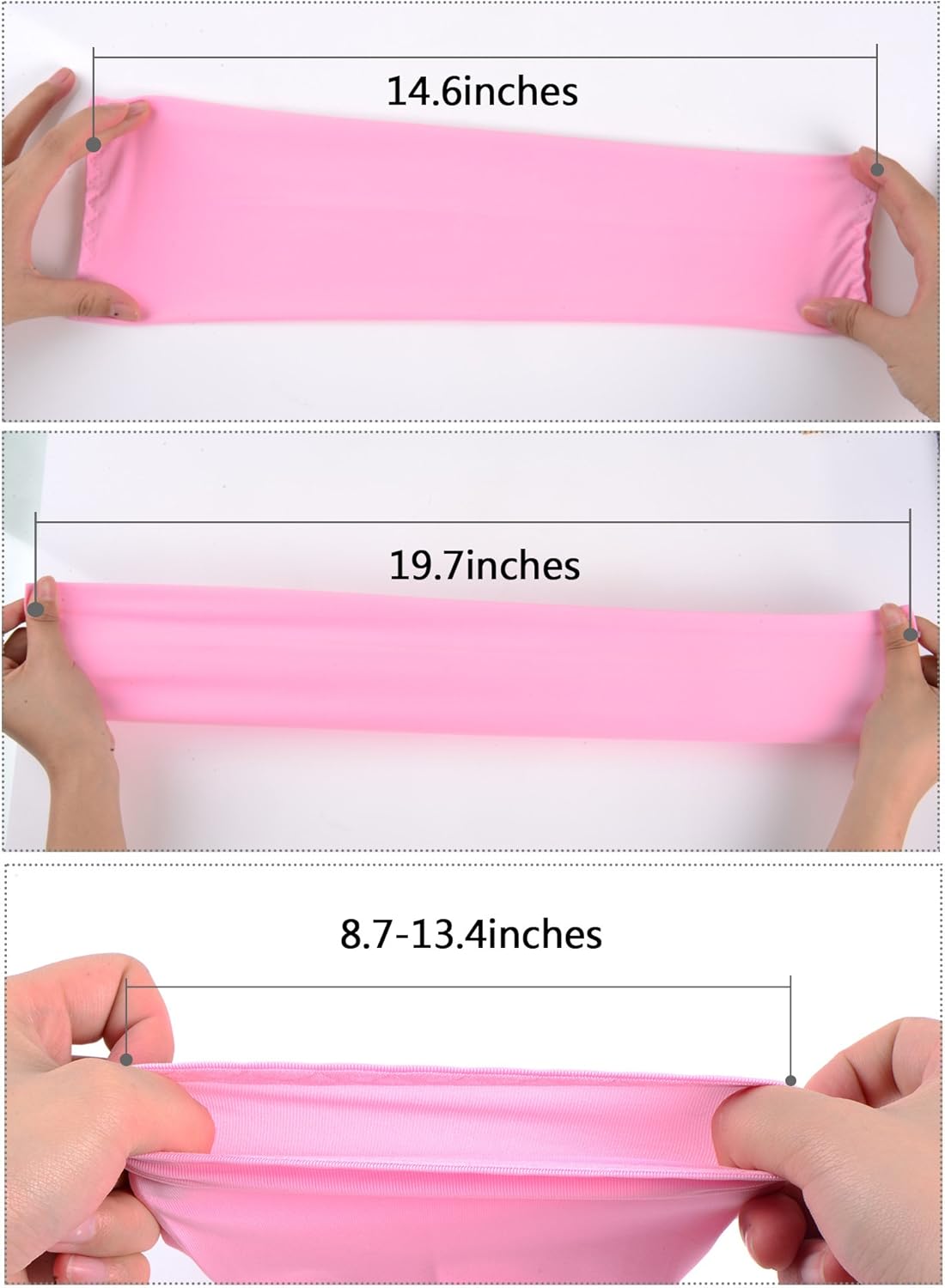 Mudder 9 Pairs Unisex UV Protection Sleeves Arm Cooling Sleeves Ice Silk Arm Sleeves Arm Cover Sleeves (White, Black, Gray, Sky Blue, Pink, Purple, Royal Blue, Camouflage, Yellow): Clothing