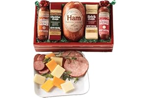 The Swiss Colony High 5 Assorted Summer Sausages and Cheeses Meats and Cheeses Gift Basket