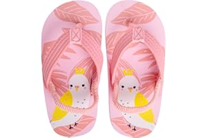 KNEMKSPLANET Boys Girls Strap Flip Flops Sandals Cute Cartoon Unicorn Shark Toddler Flip Flop Kids Pool Beach Flat Slide Summer Water Shoes