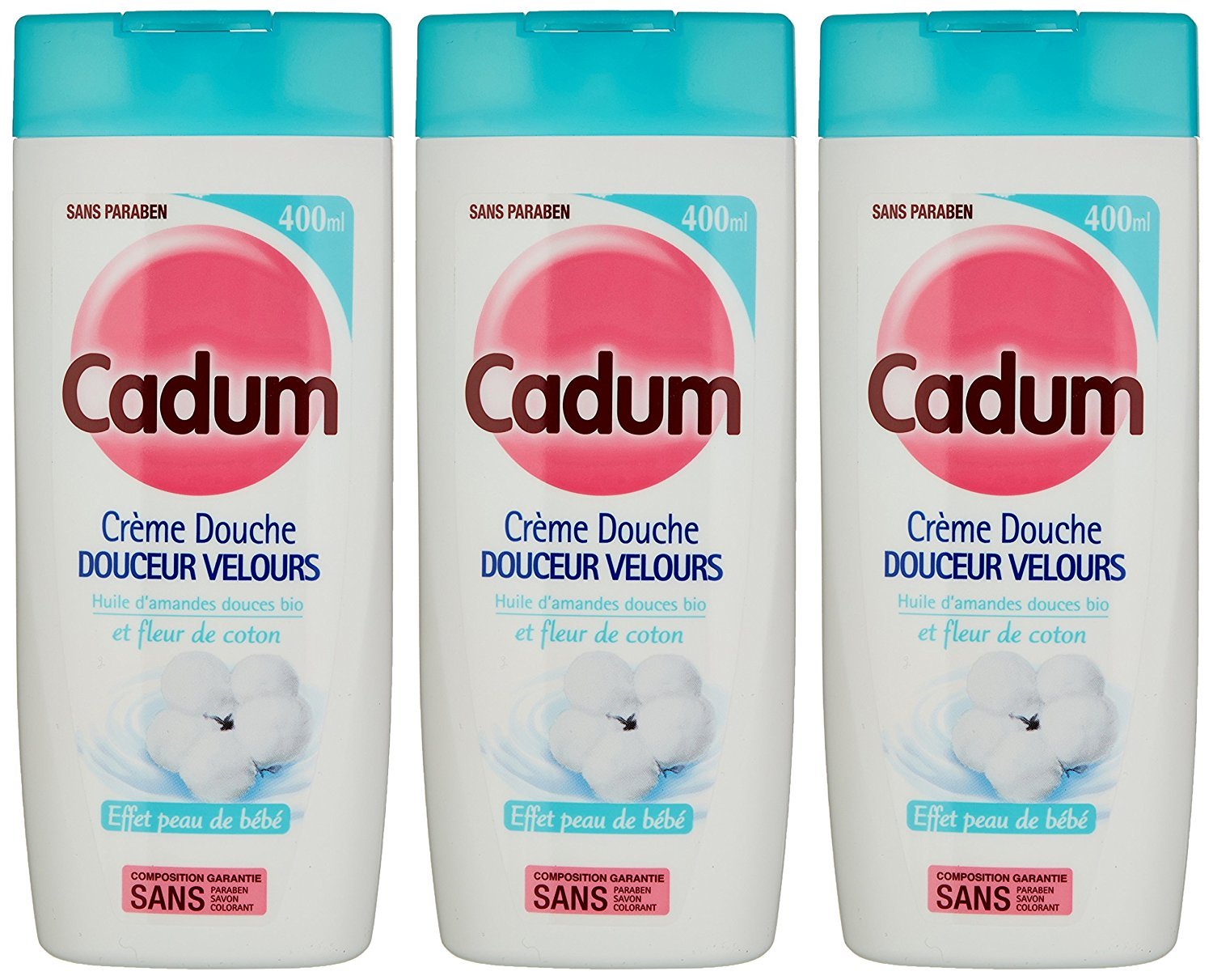 Cadum Creme Douche Douceur Velours Huile D Amandes Douces Bio Et Fleur De Coton 400 Ml Lot De 3 By Cadum Buy Online In Bermuda At Desertcart