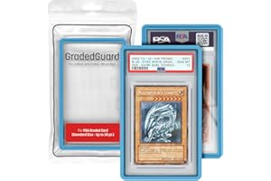 GradedGuard Graded Card Guard Case for Standard PSA Slab Case | Multiple Colors | Soft Touch Matte Finish | Stackable | Made to Fit PSA | Solid TPU and PC Design. (Blue)