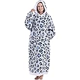Huahomehui ZXIMU Blanket Hoodie, Wearable Blanket Extra Long Hoodie Blanket for Women Comfy Snugaies for women.