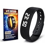Amazon.com: Vibrating Alarm Wristband Electric Clock Watch Shock Silent  Sleeps Wrist Sleep Bracelet for Heavy Sleepers Wearable Wristband for  Seniors Automatic Wake up Band Vibration with Digital for Deaf : Home &