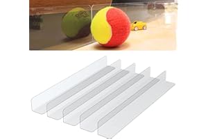 sevkumz 5 Pack Under Couch Blocker, Gap Bumper Under Bed Blocker Safety PVC Adjustable Clear Toy Blocker for Bed Sofa Barrier Blocking with Strong Adhesive