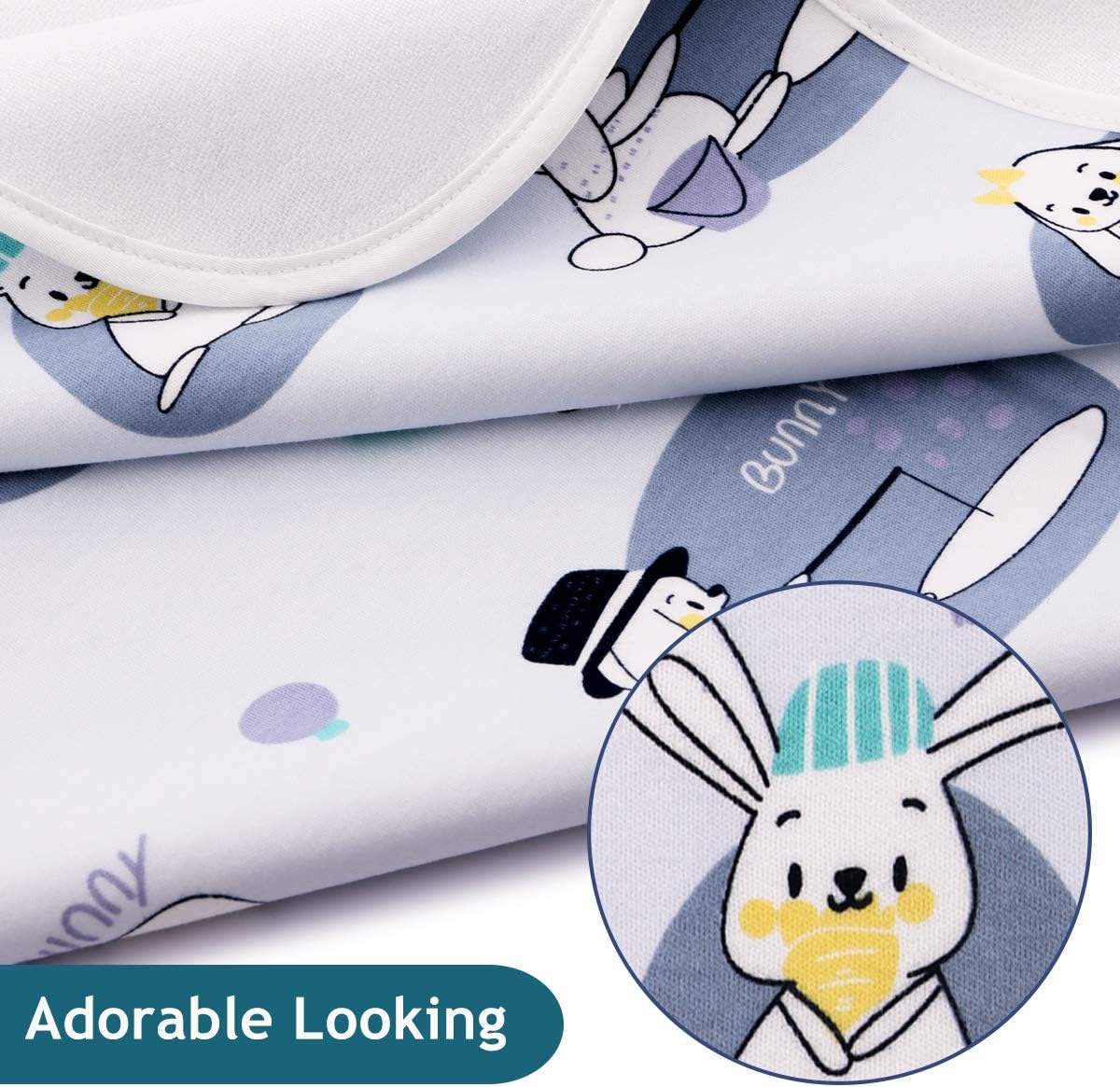 ROCCED Baby Bed Pad Waterproof Washable Reusable 31"x40" Large Toddler Mattress Protector Incontinence Pads Sheet Cover Underpads for Kids Adults and Pets Potty Training Mat: Home & Kitchen