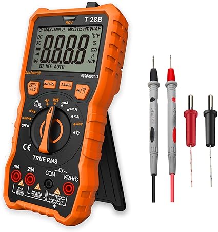 Multímetro Digital Profesional, LOMVUM T28B Autom&