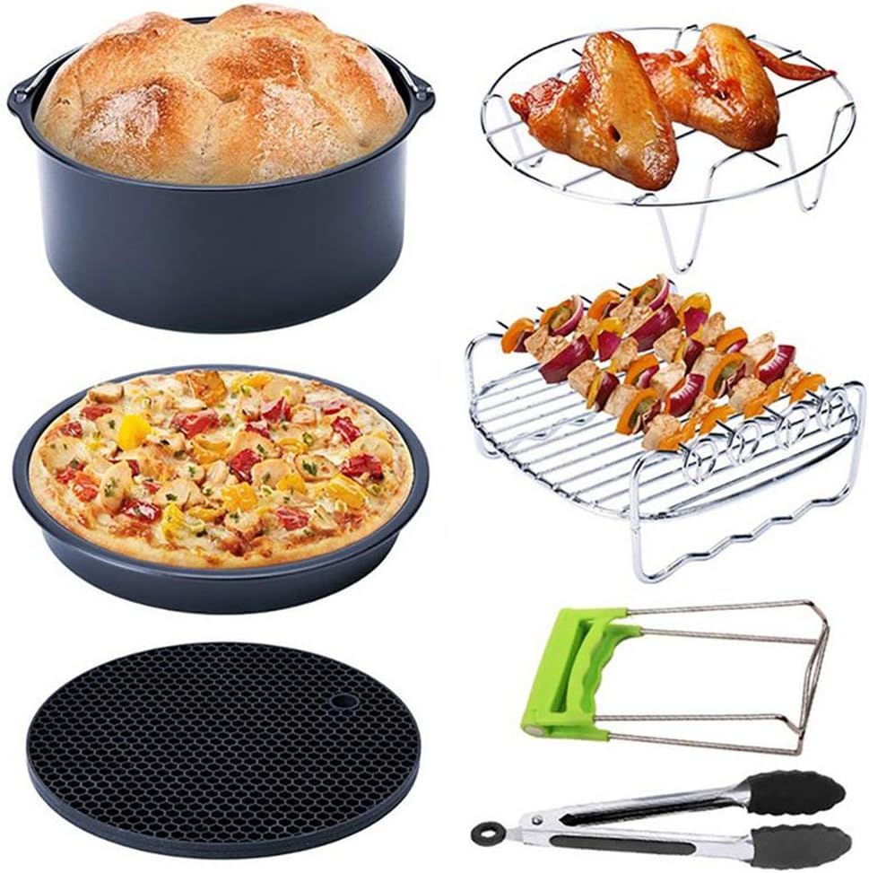 FABSELLER Air Fryer Set of 7 Accessories Electric Fryer Grill Amazon