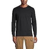 Lands' End Men's Super-T Long Sleeve T-Shirt with Pocket