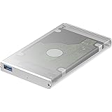 Sabrent Ultra Slim USB 3.0 to 2.5-Inch SATA External Aluminum Hard Drive Enclosure [Optimized for SSD, Support UASP SATA III]