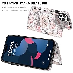 LETO for iPhone 15 Pro Max Case Flip Folio Leather