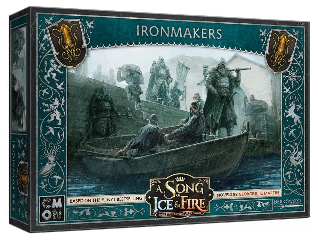 CMON A Song of Ice and Fire: Tabletop Miniatures Game – Ironmakers | Strategy Miniature Game for Teens and Adults | Ages 14+ | for 2 or More Players | Average Playtime 45 – 60 Minutes | Made — image 1