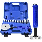 PESIKO Bearing Race and Seal Driver Kit 13pc, Wheel Bearing Installer Tool | 12 driver sizes for 1-9/16" to 4-5/8" Bearings, Premium Aluminum Alloy, Anti-vibration Handle