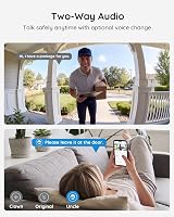 BOIFUN 5MP 2.5K Video Doorbell Wireless 2.4GHz Alexa Night Vision Battery view 5