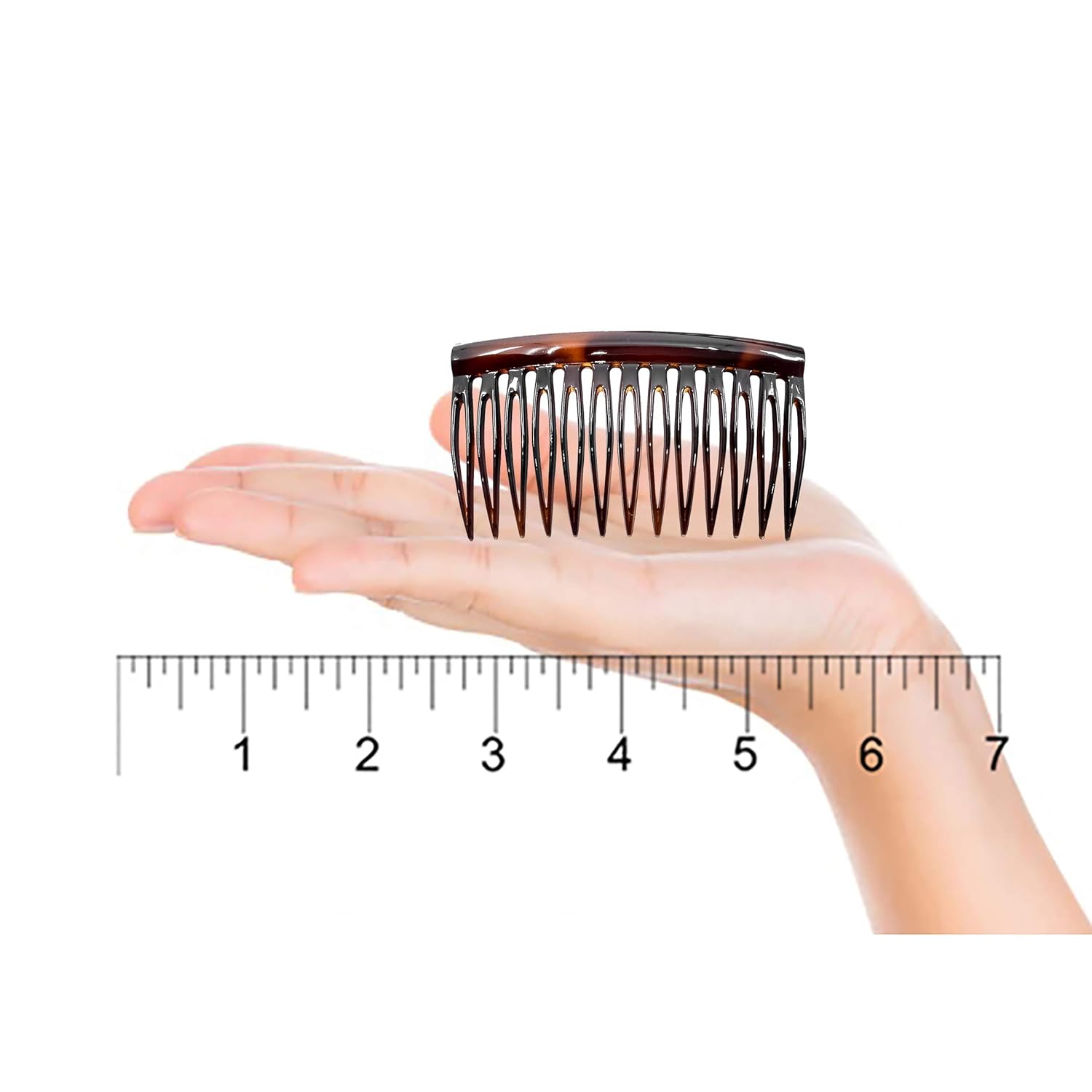 Camila Paris French Tortoise Shell Hair Side Combs, Strong Hold Grip Hair Clips for Women, No Slip and Durable Styling Girls Hair Accessories, Made in France with Cellulose : Beauty
