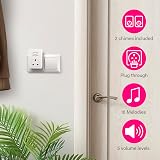 Byron Wireless Doorbell Set 2 Chimes 150 m 16 Melodies DBY-22317UK view 5