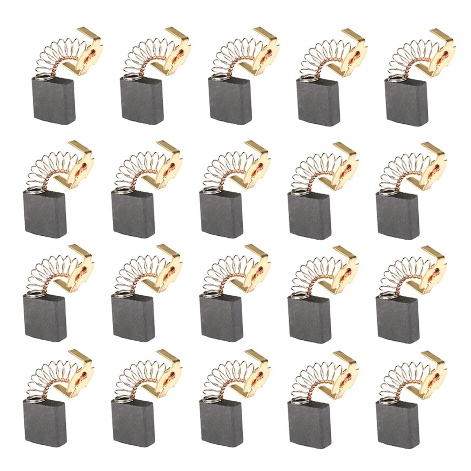 Hilitand 20pcs Electric Motor Carbon Brush Replacement Carbon Brushes Set 7mm×17mm×18mm