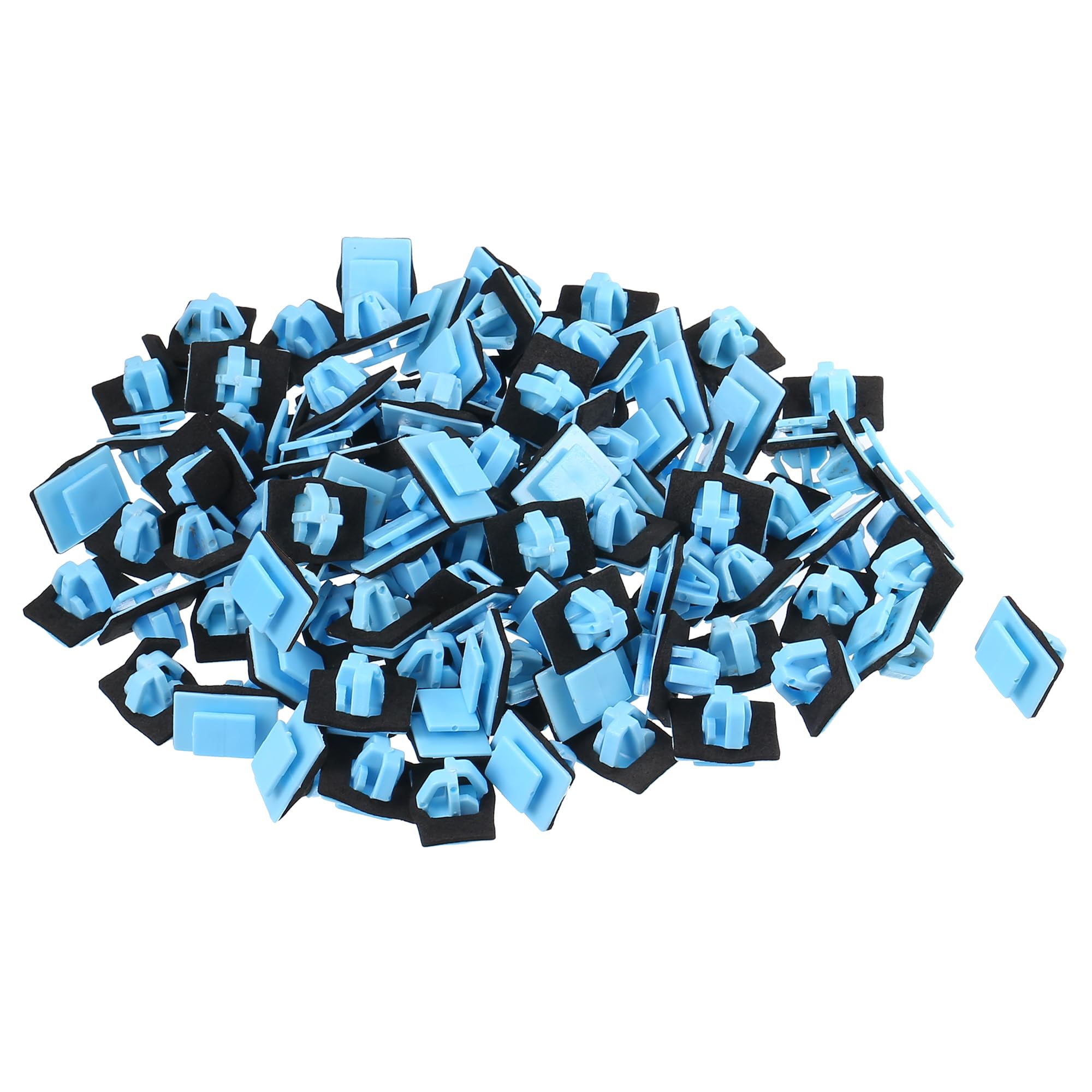 Motoforti Wheel Opening Retainer Clips, for Hyundai Santa Fe 2013-2021, Plastic, No.877561F000, Blue, 100 Pcs
