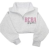 Custom Profession Quarter Zip Sweatshirt, Embroidered & Personalized Work Shirt Hoodie Gift for Professionals