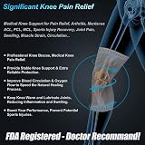 NEENCA Knee Brace Support with Patella Gel Pad & Side Stabilizers view 4