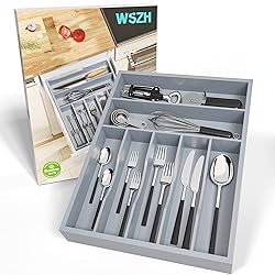 WUSHIZHUHUN Utensil Organizer Silverware Drawer