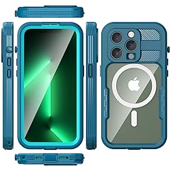 comosso for iPhone 14 Pro Case Waterproof, Built-in