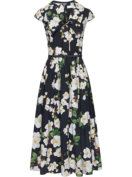 Oscar de la Renta Cherry Blossom Dress