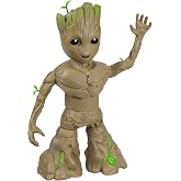 Marvel Studios I Am Groot Groove 'N Grow Groot, 13.5-Inch Interactive Action Figure, Responds to Music and Sounds, Super Hero Toys for Kids 4 and Up