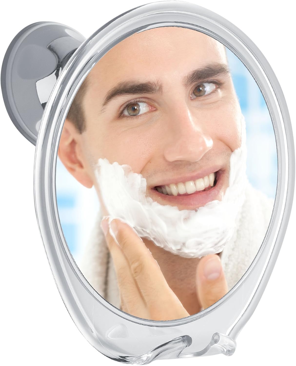 ProBeautify FOGLESS Shower Mirror for Shaving - Strong Suction Cup, Razor Holder & 360 Degree Rotation Shower Shaving Mirror - Fog Free Mirror for Shower & Shaving Mirror - Men & Women: Home & Kitchen