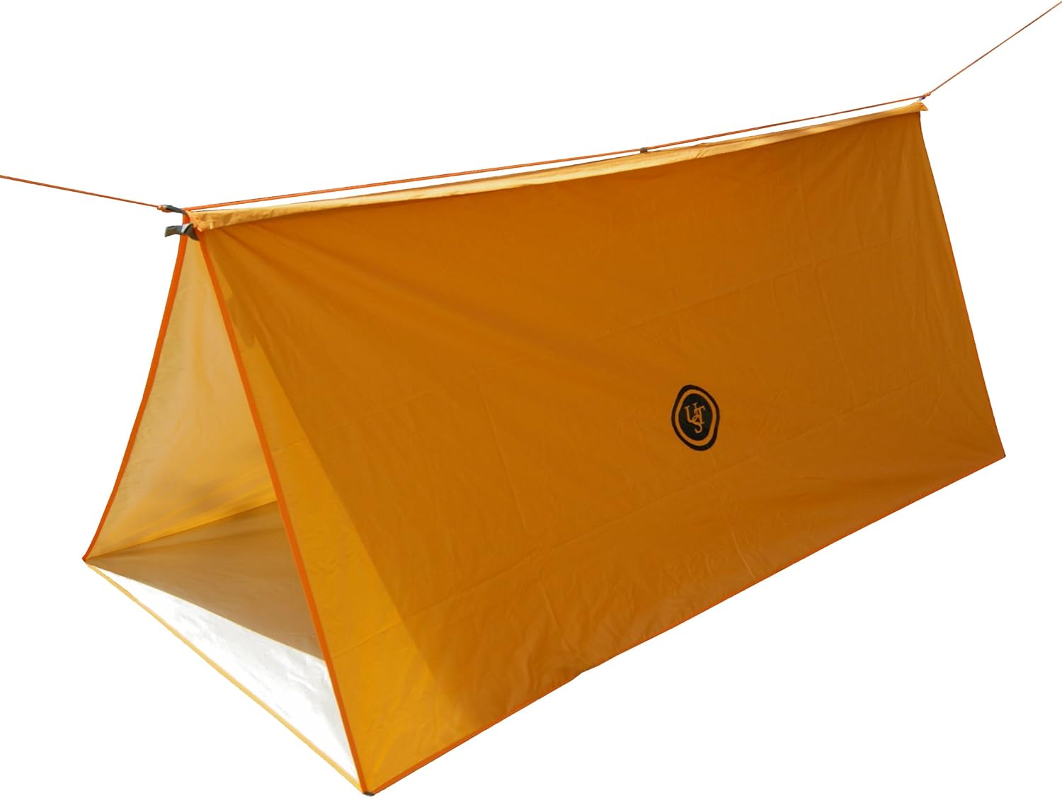 UST Tube Tarp and Camping Shelter with Compact, Multifunctional Use and Reversible and Flame Retardant Construction for Emergency, Hiking, Camping, Backpacking and Outdoor Survival