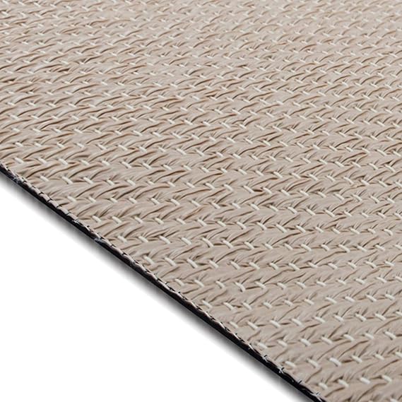 casa pura Design Bodenschutzmatte Verona in 6 Größen | dekorative Unterlegmatte für Bürostühle oder Sportgeräte (120 x 90 cm)