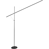 Brightech Sparq LED Floor Lamp – Linear Edition – Modern Living Room Standing Dimmable Light - Minimalist Design with Sci-Fi Lightsaber Look for Family Room, Dorm or Bedroom– Jet Black